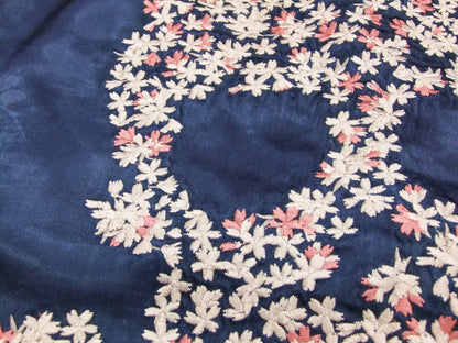 Hanatabi Gakudan Men's Japanese Souvenir Jacket Cherry Blossoms Skull Sukajan Script SSJ-509