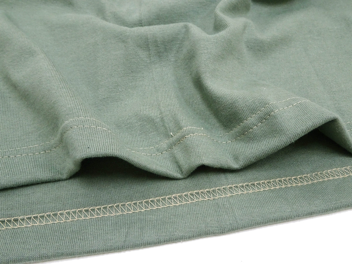 TOYS McCOY T-shirt Men's Steve McQueen Plain Pocket T-Shirt Short Sleeve Loopwheeled Tee TMC2410 160 Faded-Green