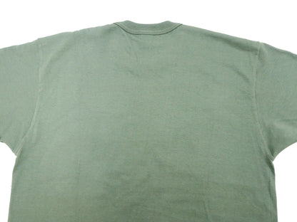 TOYS McCOY T-shirt Men's Steve McQueen Plain Pocket T-Shirt Short Sleeve Loopwheeled Tee TMC2410 160 Faded-Green