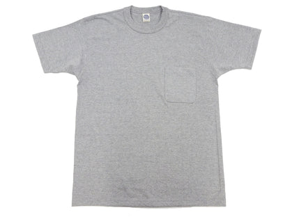 TOYS McCOY T-shirt Men's Steve McQueen Plain Pocket T-Shirt Short Sleeve Loopwheeled Tee TMC2410 020 Ash-Gray