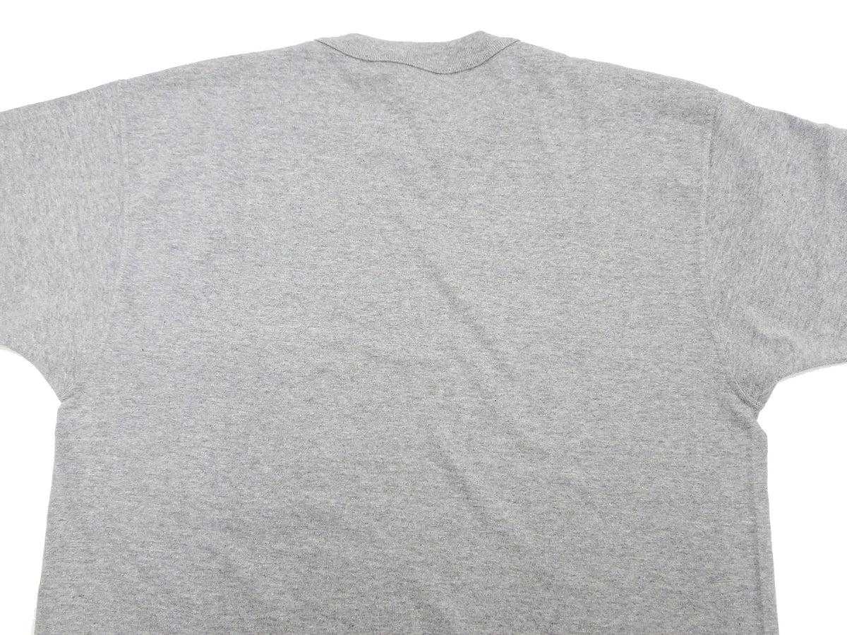 TOYS McCOY T-shirt Men's Steve McQueen Plain Pocket T-Shirt Short Sleeve Loopwheeled Tee TMC2410 020 Ash-Gray