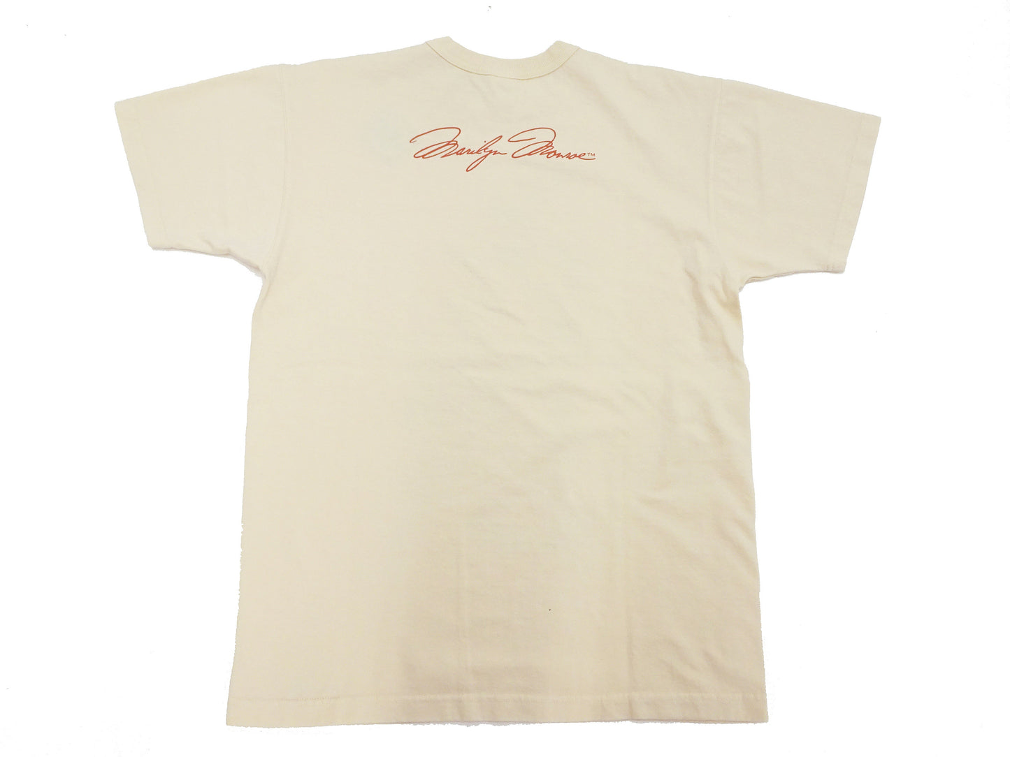 TOYS McCOY T-shirt Men's Marilyn Monroe Graphic Short Sleeve Loopwheeled Tee TMC2413 040 Natural
