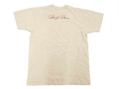 TOYS McCOY T-shirt Men's Marilyn Monroe Graphic Short Sleeve Loopwheeled Tee TMC2413 040 Natural