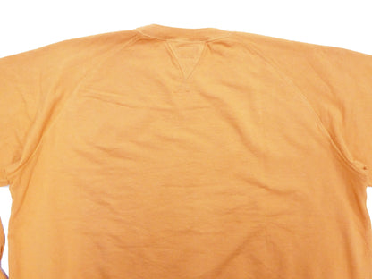 TOYS McCOY Plain Sweatshirt Men's Solid Color Garment-dyed Lightweight French Terry Shirt TMC2461 061 Faded-Gold