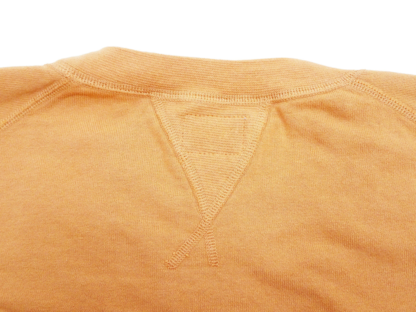 TOYS McCOY Plain Sweatshirt Men's Solid Color Garment-dyed Lightweight French Terry Shirt TMC2461 061 Faded-Gold