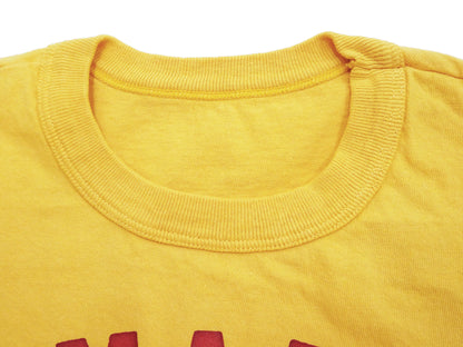 TOYS McCOY Graphic Loopwheel T-shirt - Men's Short Sleeve Taxi Driver U.S. Marines Printed Tee TMC2515 060 Faded-Yellow