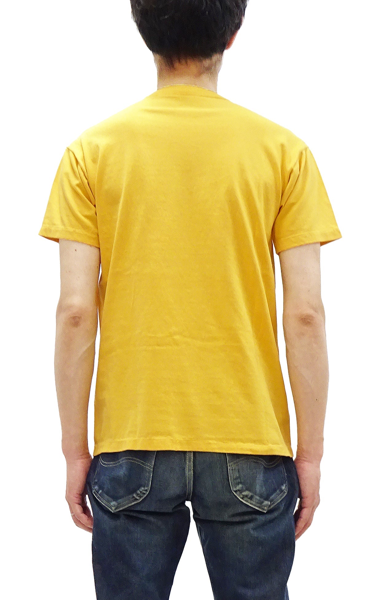 TOYS McCOY Graphic Loopwheel T-shirt - Men's Short Sleeve Taxi Driver U.S. Marines Printed Tee TMC2515 060 Faded-Yellow
