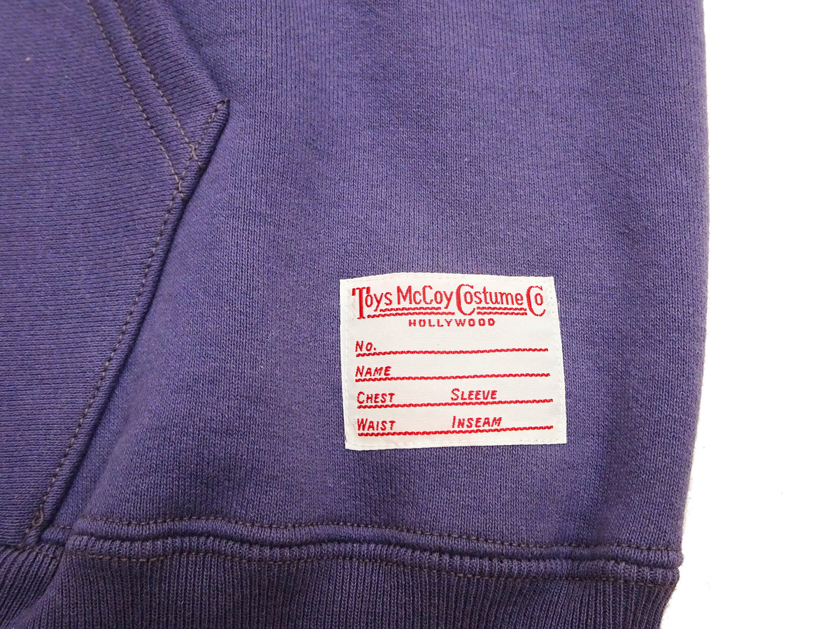 TOYS McCOY Steve McQueen Pullover Hoodie - Extra Heavyweight 14.8oz Loopwheeled Fleece Hooded Sweatshirt - Made in Japan - (TMC2542 121 Faded Blue)