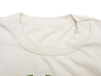 TOYS McCOY Men's Taxi Driver "U.S. Marines" Graphic Short Sleeve T-Shirt - Garment-Dyed Circular-Knit Tubular Tee - Made in Japan (TMC2624 040 Natural)