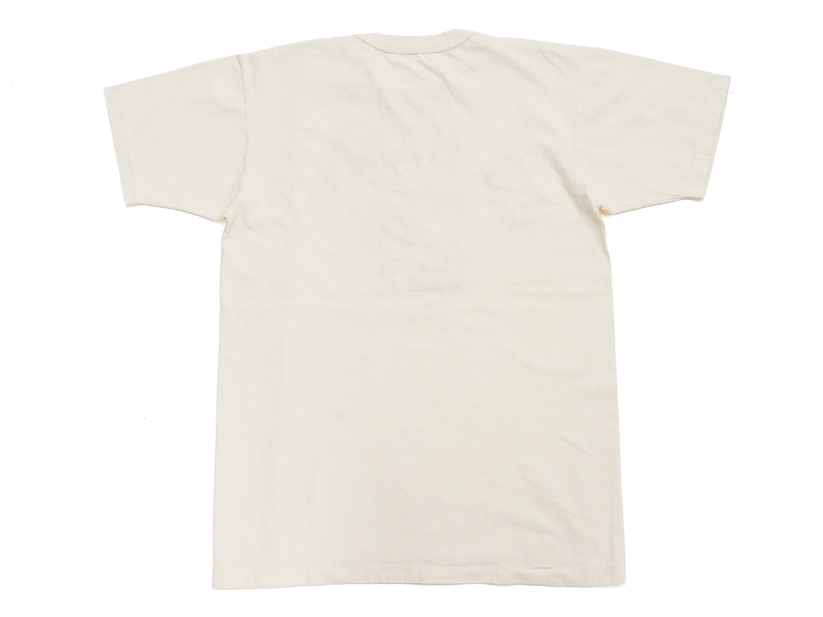 TOYS McCOY Men's Taxi Driver "U.S. Marines" Graphic Short Sleeve T-Shirt - Garment-Dyed Circular-Knit Tubular Tee - Made in Japan (TMC2624 040 Natural)