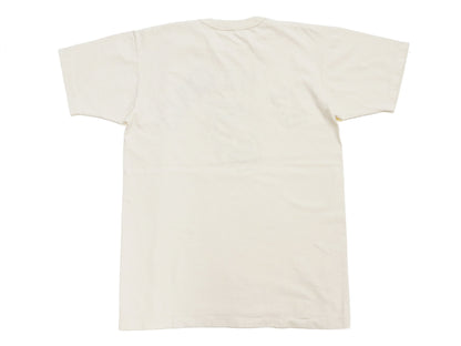 TOYS McCOY Men's Taxi Driver "U.S. Marines" Graphic Short Sleeve T-Shirt - Garment-Dyed Circular-Knit Tubular Tee - Made in Japan (TMC2624 040 Natural)