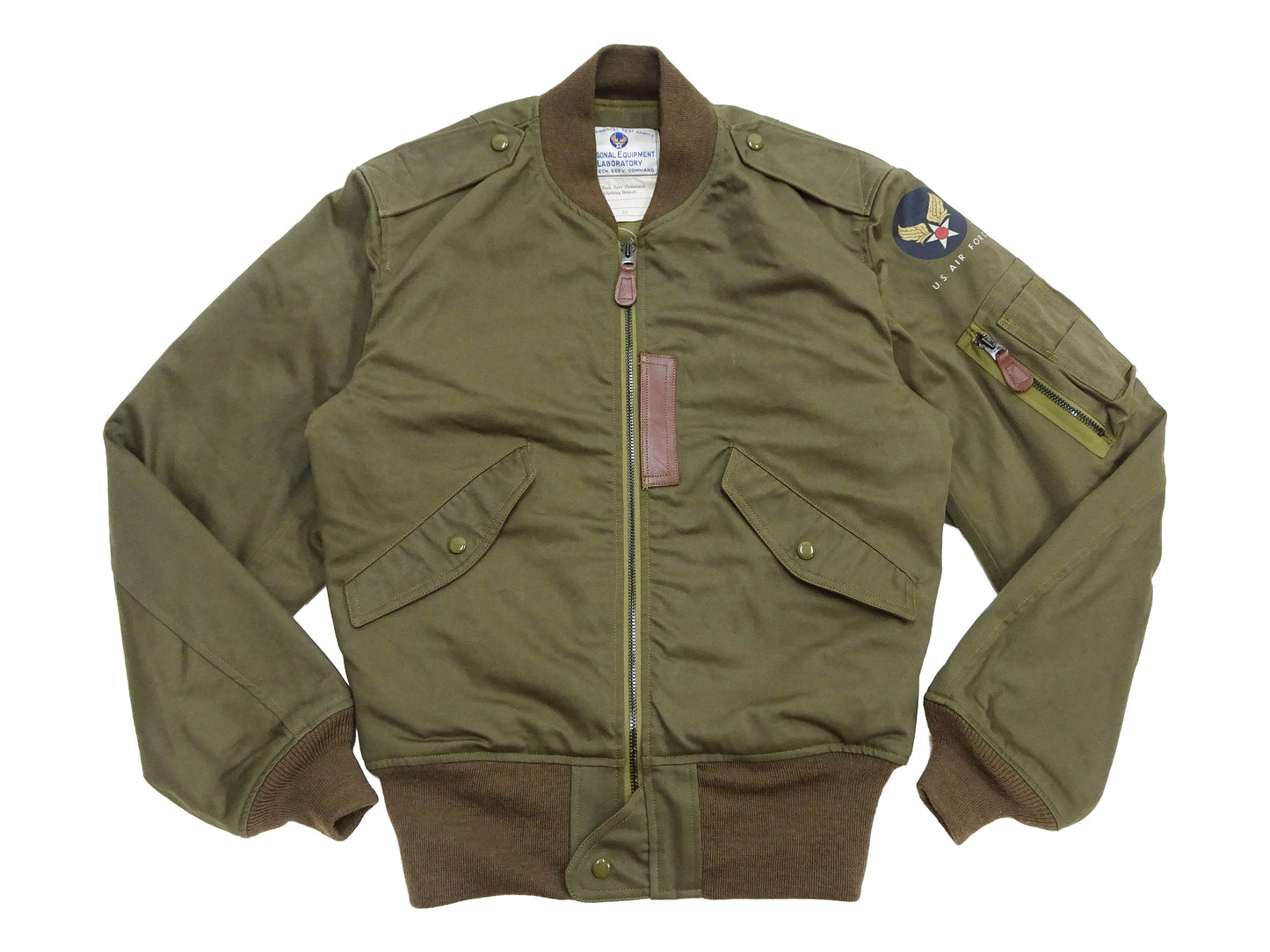 TOYS McCOY Men's L-2 Flight Jacket Personal Equipment Laboratory Test Sample Cotton Twill Model Made in Japan (TMJ2607 160 Olive)
