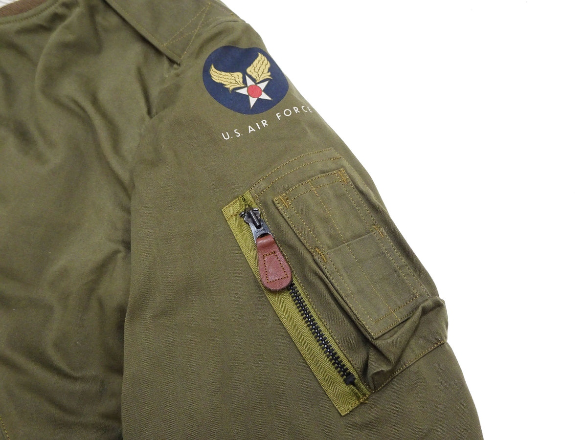 TOYS McCOY Men's L-2 Flight Jacket Personal Equipment Laboratory Test Sample Cotton Twill Model Made in Japan (TMJ2607 160 Olive)