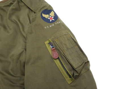 TOYS McCOY Men's L-2 Flight Jacket Personal Equipment Laboratory Test Sample Cotton Twill Model Made in Japan (TMJ2607 160 Olive)