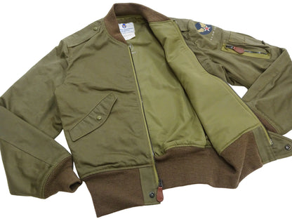 TOYS McCOY Men's L-2 Flight Jacket Personal Equipment Laboratory Test Sample Cotton Twill Model Made in Japan (TMJ2607 160 Olive)