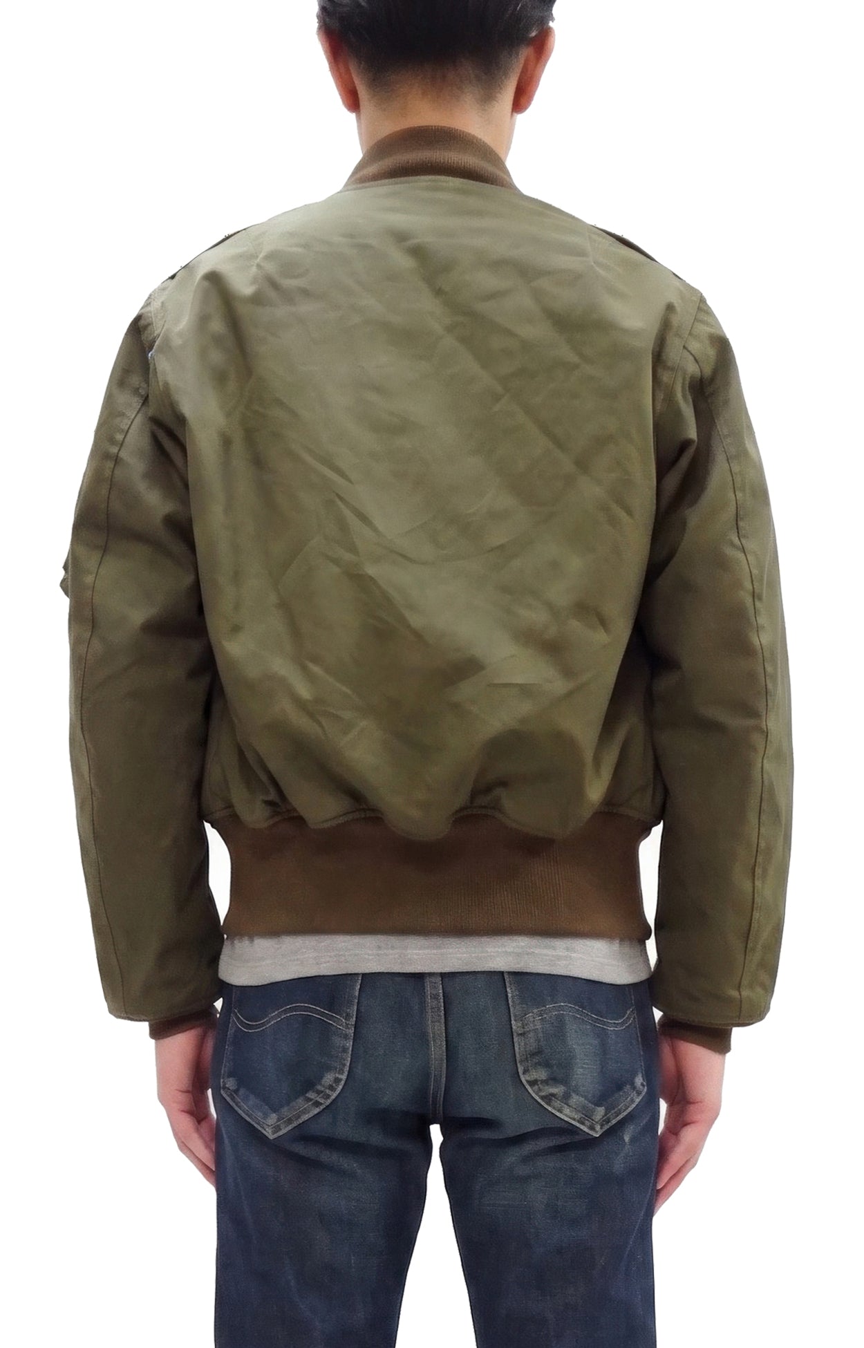TOYS McCOY Men's L-2 Flight Jacket Personal Equipment Laboratory Test Sample Cotton Twill Model Made in Japan (TMJ2607 160 Olive)