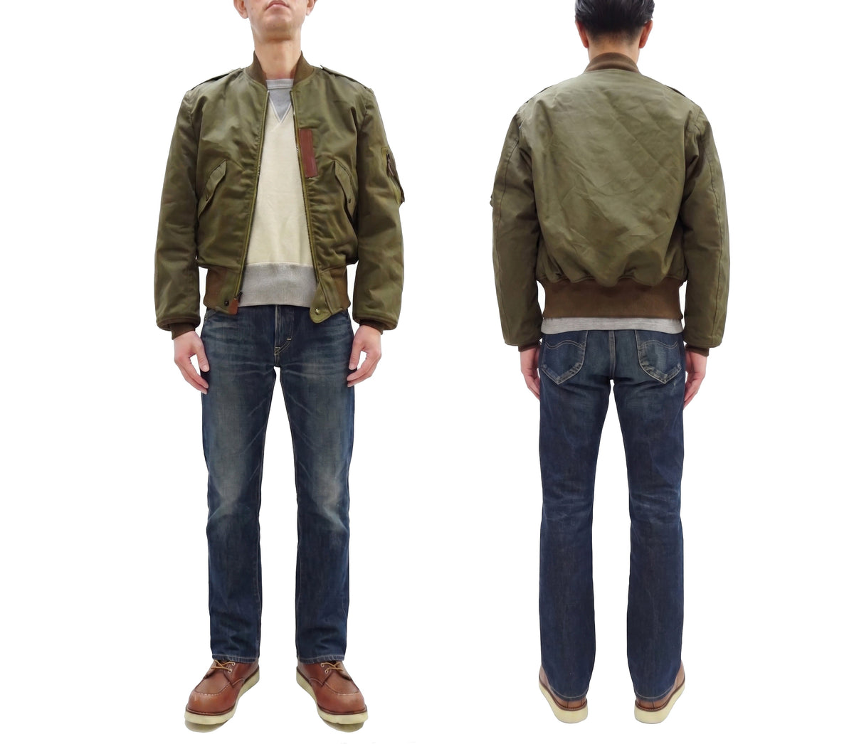 TOYS McCOY Men's L-2 Flight Jacket Personal Equipment Laboratory Test Sample Cotton Twill Model Made in Japan (TMJ2607 160 Olive)