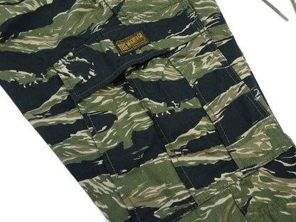 TOYS McCOY Cargo Shorts Men's Classic U.S. Army Fatigue-Inspired Casual Short Pants TMP1802 161 Tiger Stripe Camouflage Pattern