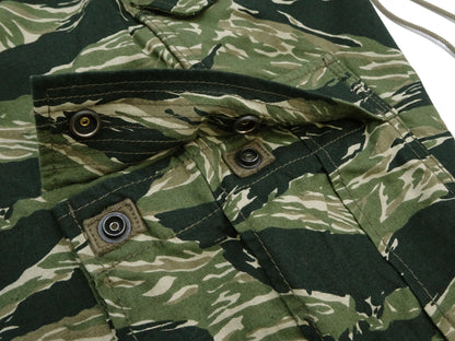 TOYS McCOY Cargo Shorts Men's Classic U.S. Army Fatigue-Inspired Casual Short Pants TMP1802 161 Tiger Stripe Camouflage Pattern