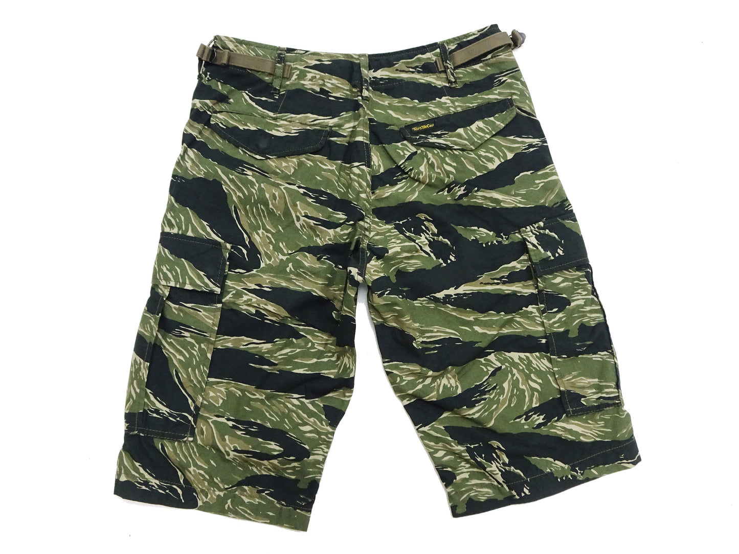 TOYS McCOY Cargo Shorts Men's Classic U.S. Army Fatigue-Inspired Casual Short Pants TMP1802 161 Tiger Stripe Camouflage Pattern