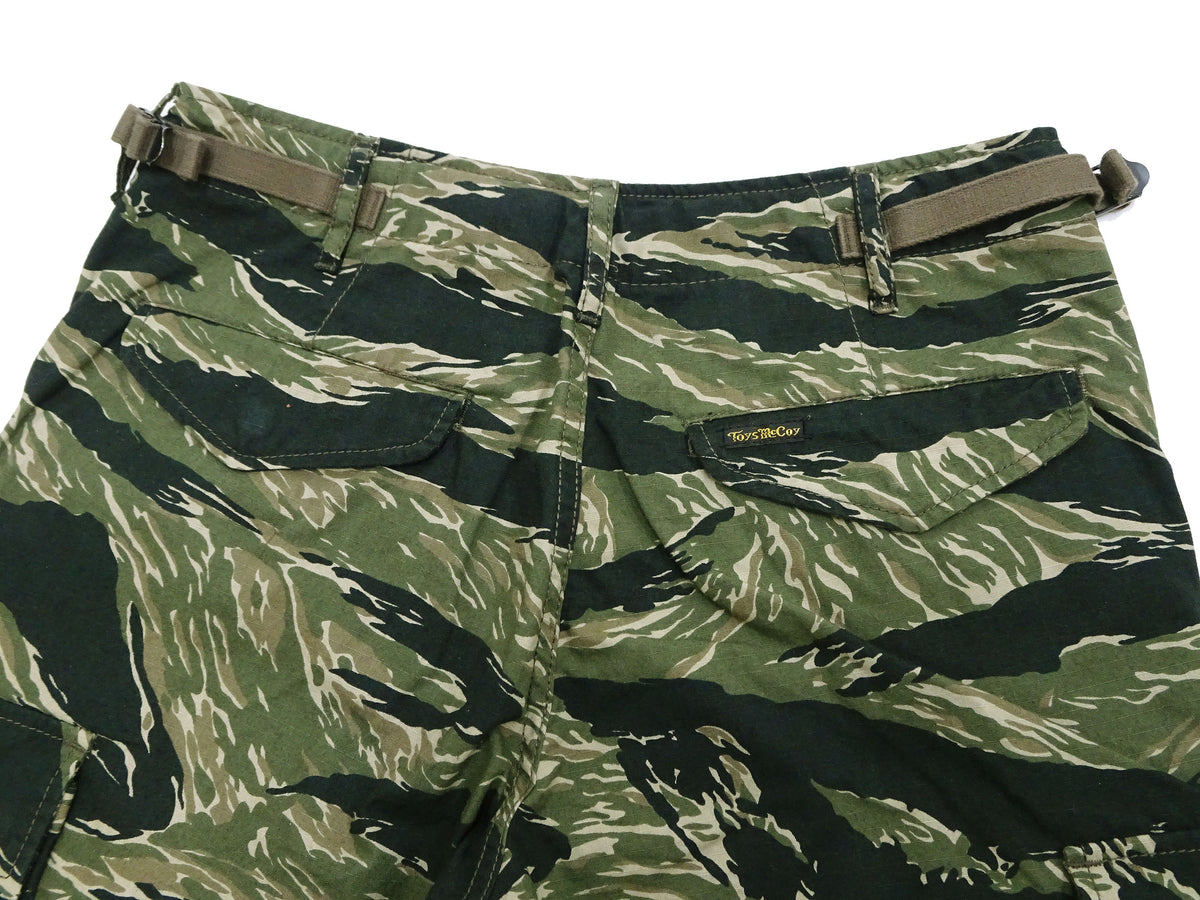 TOYS McCOY Cargo Shorts Men's Classic U.S. Army Fatigue-Inspired Casual Short Pants TMP1802 161 Tiger Stripe Camouflage Pattern