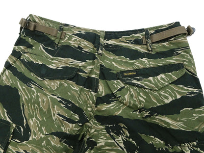 TOYS McCOY Cargo Shorts Men's Classic U.S. Army Fatigue-Inspired Casual Short Pants TMP1802 161 Tiger Stripe Camouflage Pattern