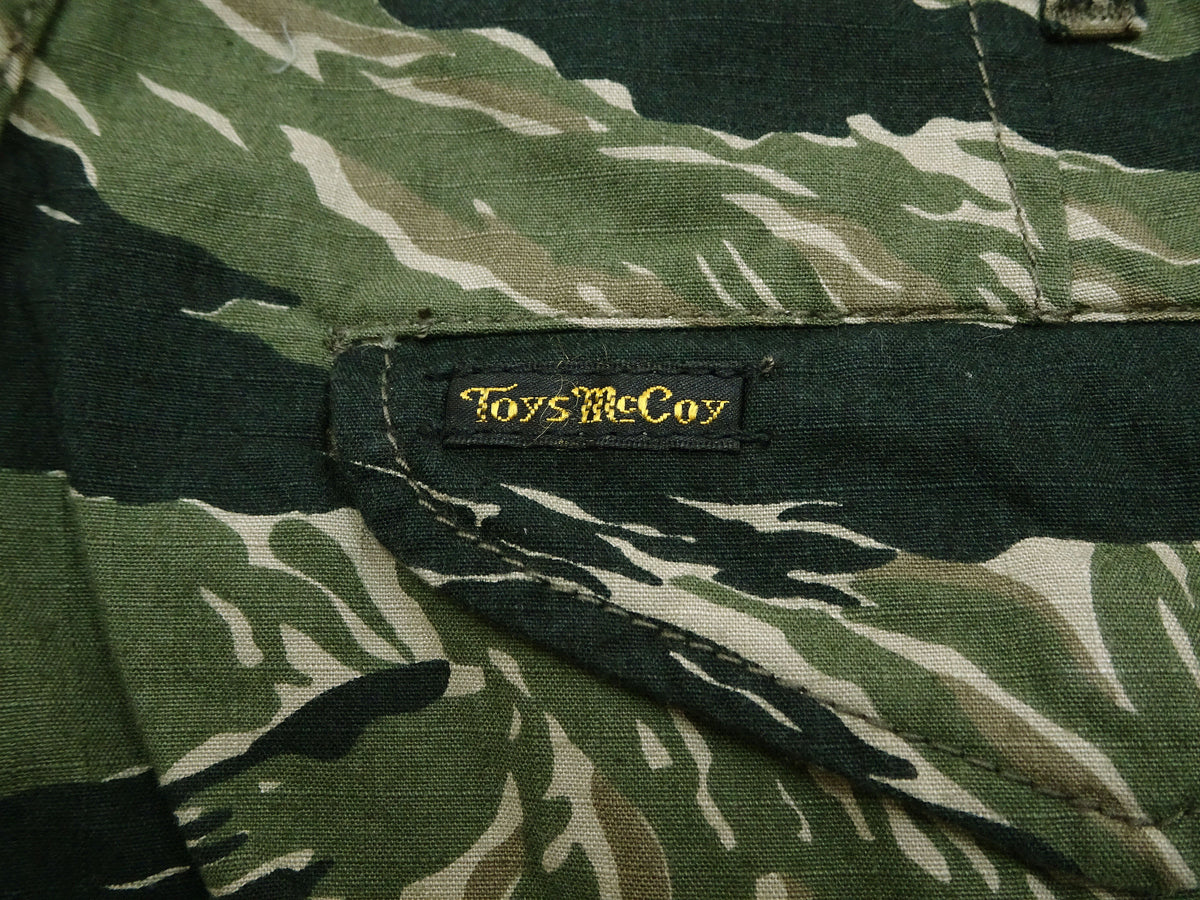 TOYS McCOY Cargo Shorts Men's Classic U.S. Army Fatigue-Inspired Casual Short Pants TMP1802 161 Tiger Stripe Camouflage Pattern