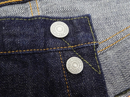 TOYS McCOY Jeans TMP2304 Men's Classic Relaxed Straight Fit One-Washed 13.5 oz. Deep Indigo Denim Pants Lot 675XX