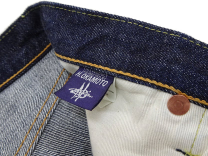 TOYS McCOY Jeans TMP2304 Men's Classic Relaxed Straight Fit One-Washed 13.5 oz. Deep Indigo Denim Pants Lot 675XX