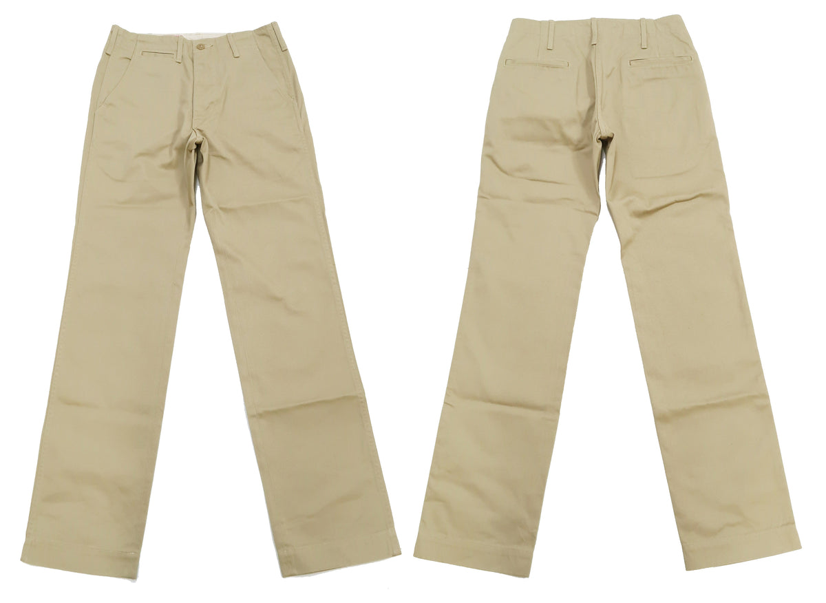 TOYS McCOY Steve McQueen "The Great Escape" Replica Chino Pants - Men's Khaki Trousers TMP2504