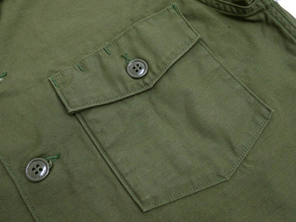 TOYS McCOY Men's Short-Sleeve Shirt - Reproduction of the U.S. Army OG-107 Utility Shirt (Modified Short-Sleeve Version) TMS2505 Olive