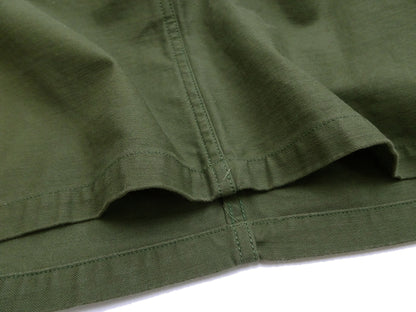 TOYS McCOY Men's Short-Sleeve Shirt - Reproduction of the U.S. Army OG-107 Utility Shirt (Modified Short-Sleeve Version) TMS2505 Olive