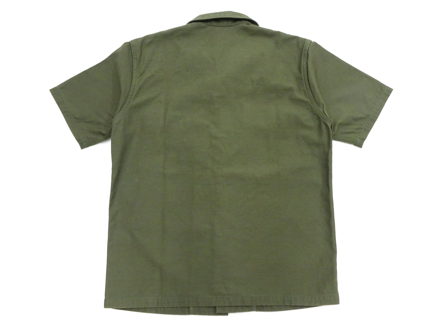 TOYS McCOY Men's Short-Sleeve Shirt - Reproduction of the U.S. Army OG-107 Utility Shirt (Modified Short-Sleeve Version) TMS2505 Olive