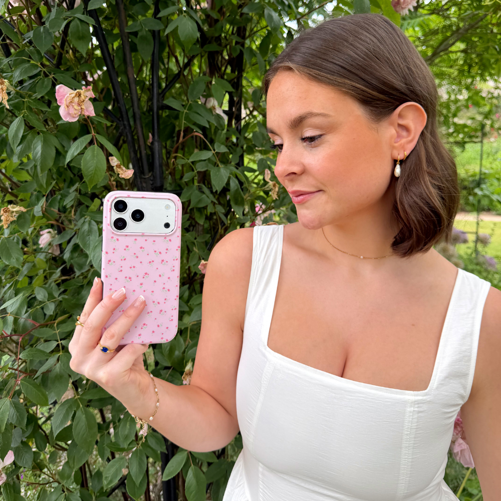 Tough Phone Case - Ditsy Floral Pink