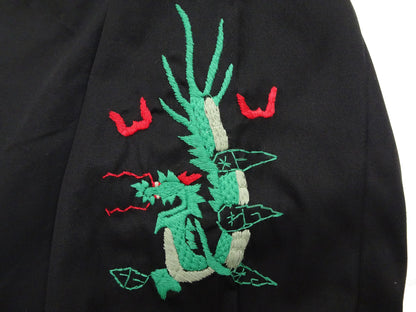 Tailor Toyo Vietnam Jacket - Men's Modern Revival of Viet-Jumper Vietnam Souvenir Jacket / TT15796-119 Black