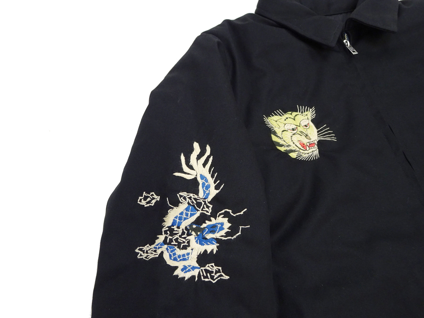 Tailor Toyo Reversible Vietnam Jacket with Insulation - Men's Modern Reinterpretation of Viet-Jumper Vietnam Souvenir Jacket / TT15800-119 Black