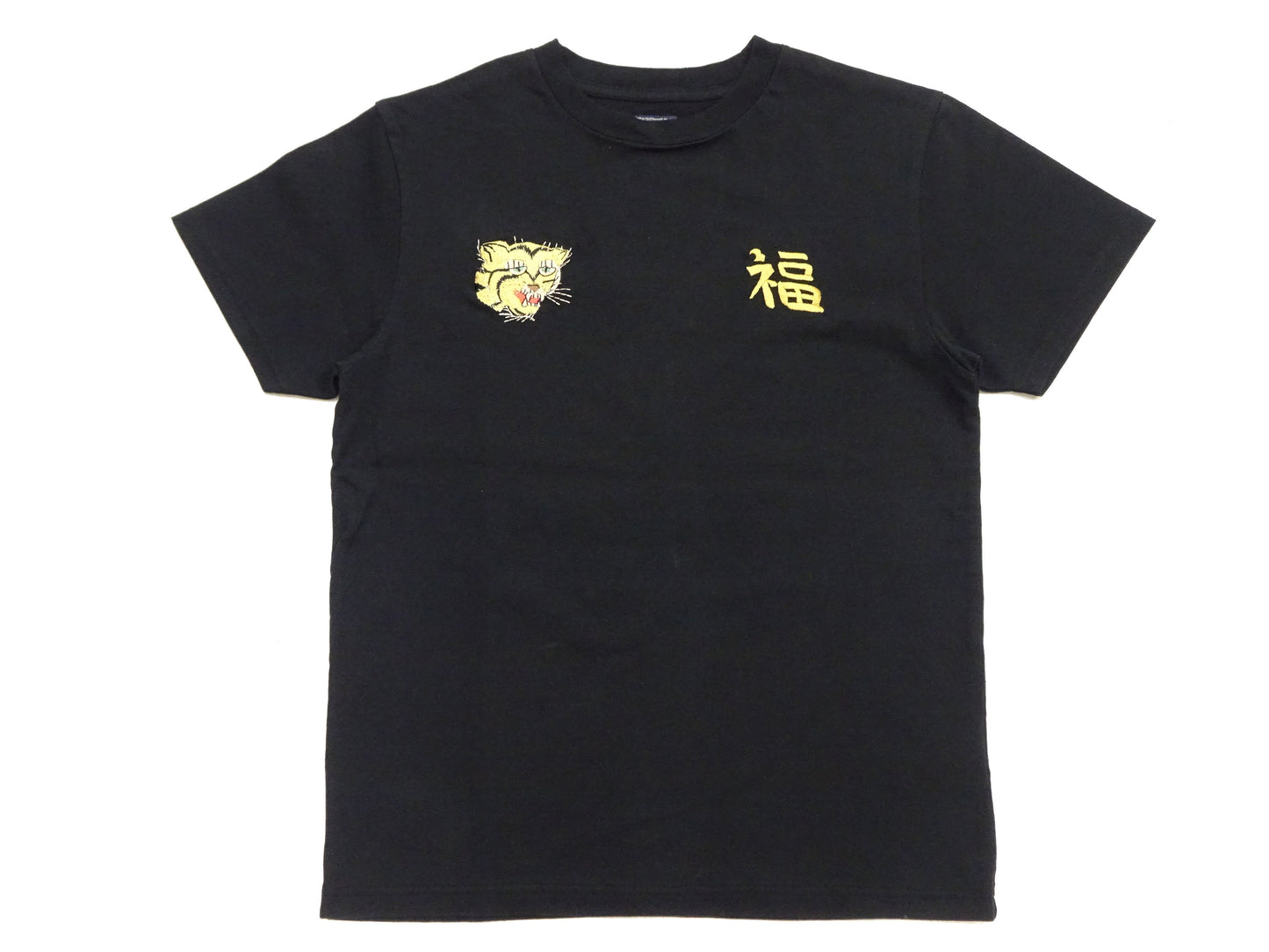 Tailor Toyo Men's Vietnam Jacket-Inspired Embroidered Short Sleeve T-Shirt, Cotton Tee (Toyo Enterprises TT79745 119 Black)