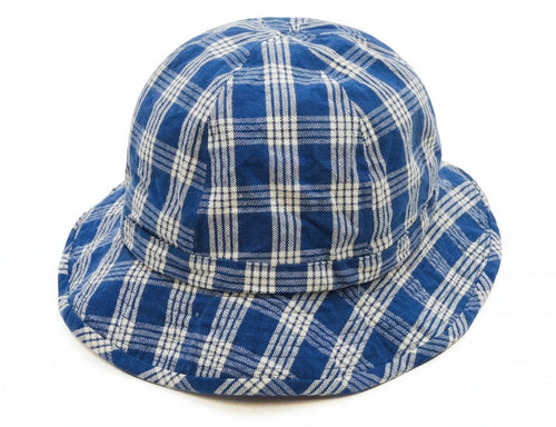 Union Supply Men's Palaka Plaid Bucket Hat - Vintage Hawaiian Workwear Style, Made in Japan (Toyo Enterprise US02883 421 One-Wash)
