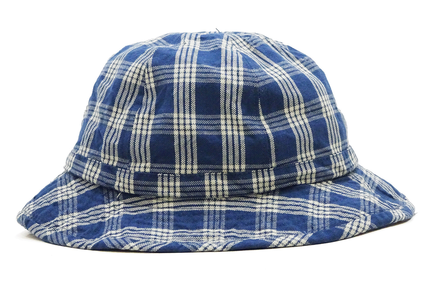 Union Supply Men's Palaka Plaid Bucket Hat - Vintage Hawaiian Workwear Style, Made in Japan (Toyo Enterprise US02883 421 One-Wash)