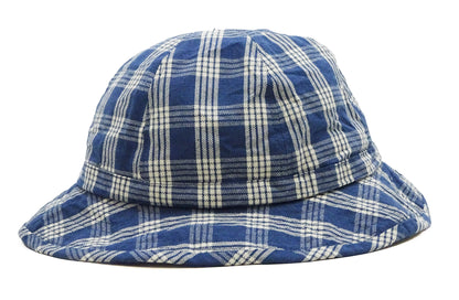 Union Supply Men's Palaka Plaid Bucket Hat - Vintage Hawaiian Workwear Style, Made in Japan (Toyo Enterprise US02883 421 One-Wash)
