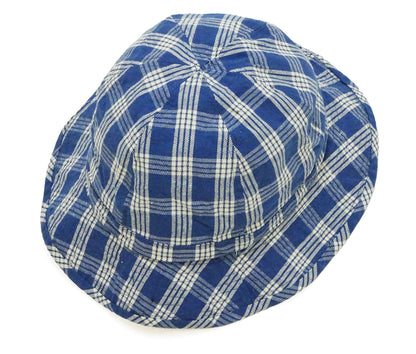 Union Supply Men's Palaka Plaid Bucket Hat - Vintage Hawaiian Workwear Style, Made in Japan (Toyo Enterprise US02883 421 One-Wash)