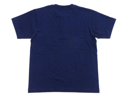 Whitesville Men's Short-Sleeve Henley T-Shirt, 100% Cotton Tubular-Knit Jersey, Slim Fit, One-Pack, Made in Japan (WV79681 128 Navy)