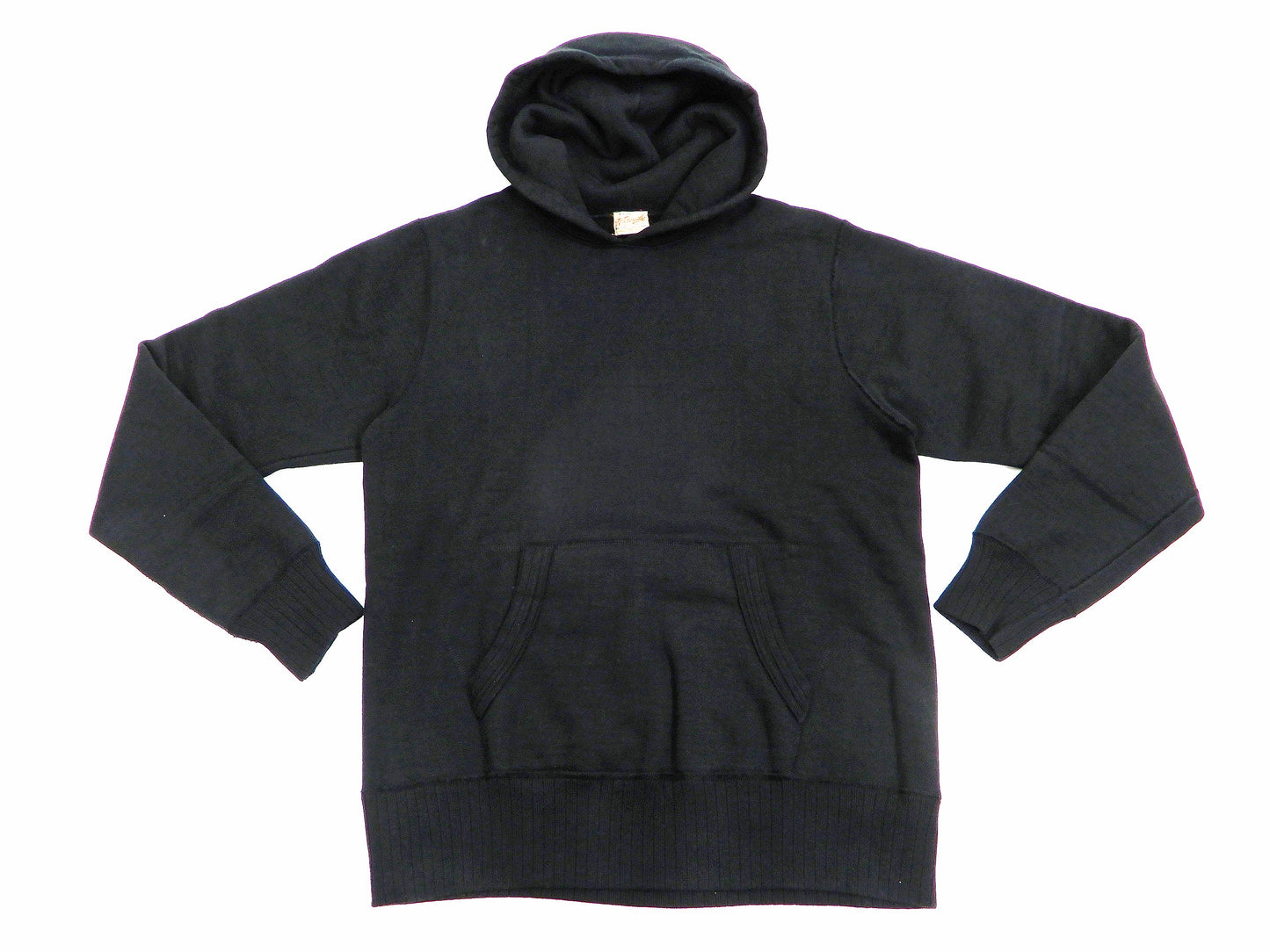 Whitesville Plain Pullover Hoodie Men's Solid Color Hooded Sweatshirt WV67729 Black