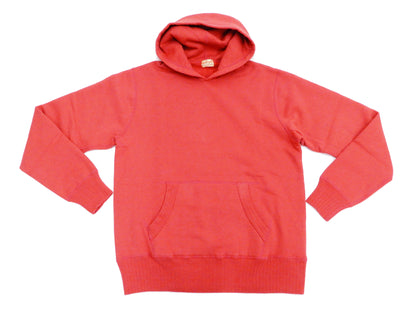 Whitesville Plain Pullover Hoodie Men's Solid Color Hooded Sweatshirt WV67729 Red