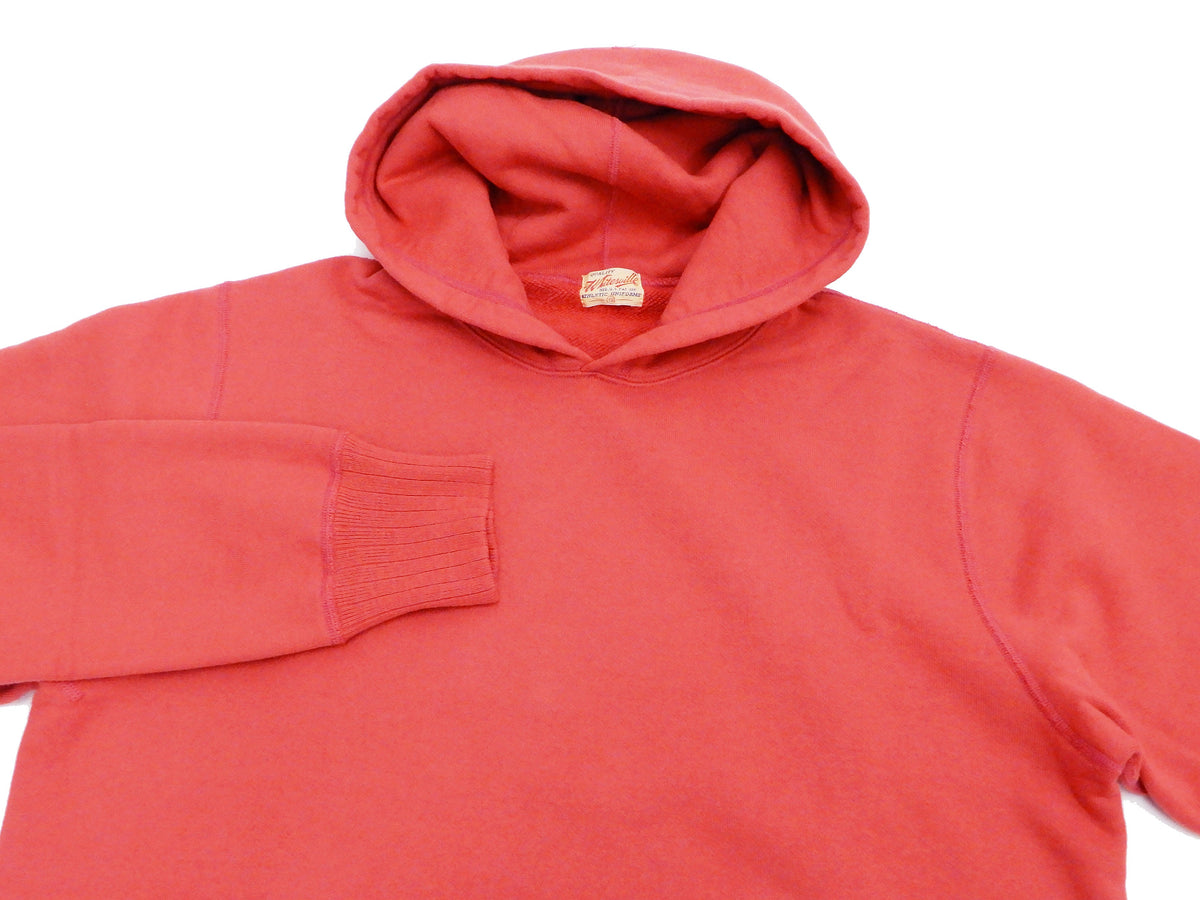 Whitesville Plain Pullover Hoodie Men's Solid Color Hooded Sweatshirt WV67729 Red