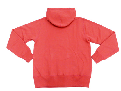 Whitesville Plain Pullover Hoodie Men's Solid Color Hooded Sweatshirt WV67729 Red