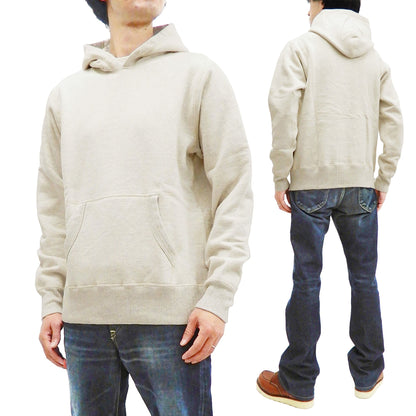 Whitesville Plain Pullover Hoodie Men's Solid Color Hooded Sweatshirt WV67729 Oatmeal