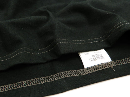 Whitesville Men's 2-Pack Plain Short-Sleeve Crew Neck T-Shirts, Tubular-Knit Cotton, Made in Japan by Toyo Enterprises (WV73544 119 Black)