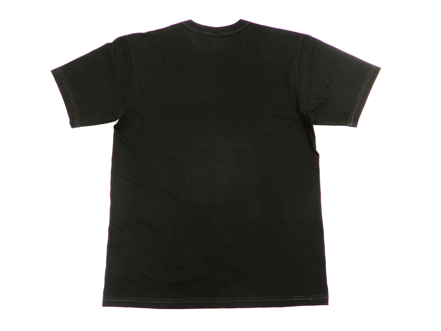 Whitesville Men's 2-Pack Plain Short-Sleeve Crew Neck T-Shirts, Tubular-Knit Cotton, Made in Japan by Toyo Enterprises (WV73544 119 Black)