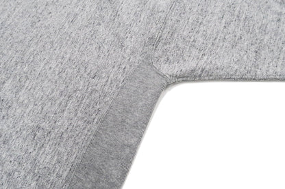 Whitesvill Plain T-shirt with Rib Side Panels Men's Heavyweight Short Sleeve Tee WV78930 113 Heather-Gray